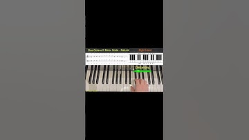 One-Octave E Minor Scale #piano #pianotutorial #tutorial #pianolessons #pianomusic #music
