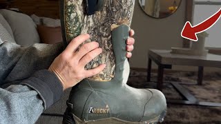 Rocky Mens Sport Pro 16 Inch Rubber Insulated Waterproof Outdoor Casual Boots Mid Calf