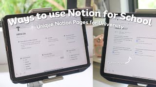 NOTION FOR STUDENTS I Unique ways to use Notion for school (Flashcards, organization, etc.)