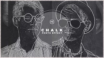 Make A Chalk Effect - Photoshop Tutorial #photoshop @sumitpixelz