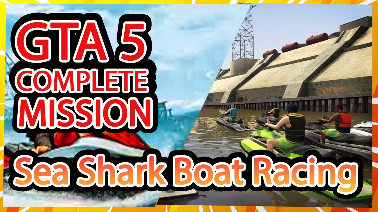 "Epic GTA 5 Sea Shark Boat Racing Adventure! | High-Speed Water Fun & Stunts"