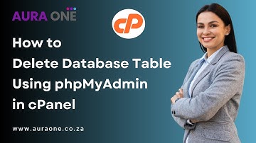 How to delete database table via phpMyAdmin in cPanel with Aura One