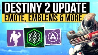 Destiny 2 | Broken Emote Nerf? Mystery Emblems, Sparrow Racing & New PC Gameplay Trailer! Destiny 2 | Broken Emote Nerf? Mystery Emblems, Sparrow Racing & New PC Gameplay Trailer!
