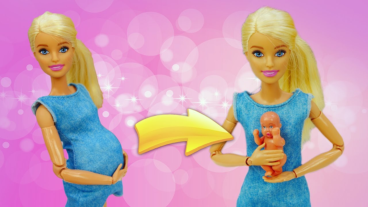 Rotina da manhã da Barbie grávida. O bebê está chegando! Histórias da  boneca Barbie 