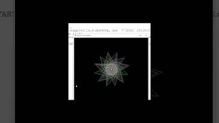 Animation with python | Python turtle module graphics🌸#python #coding #youtubeshorts #graphicdesign