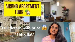 *1BHK* Apartment tour Staying in Airbnb  Full details with prices