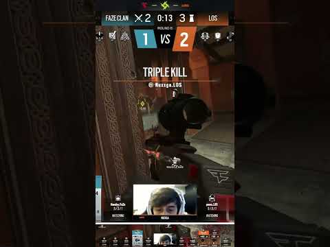 Clutch do Vitaking na SAL R6 #fazeclan #r6 #siege
