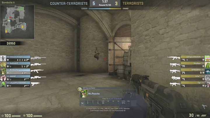 CS:GO How to spray with AK ??? 3 vs 1 = 3 headshots