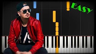 Robin Schulz & Hugel - I Believe I'm Fine Piano Tutorial EASY