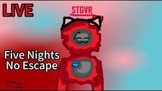 A Fun Multiplayer FNaF Game! | Five Nights No Escape Part 1 (LIVE)