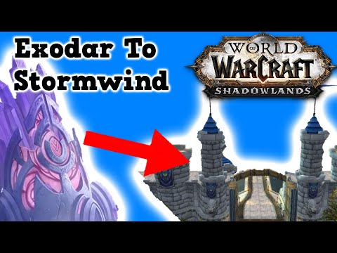 How To Get From The Exodar to Stormwind | SHADOWLANDS WOW