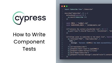 How to write component tests with Cypress