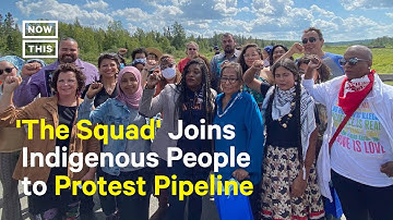 Democrats & Indigenous Community Protest Line 3 Pipeline Expansion