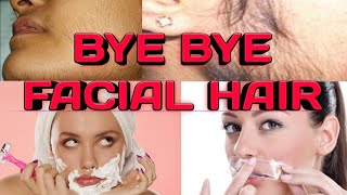 How to remove unwanted facial hair permanently|अनचाहे बालों से हमेशा कलिए छुटकारा पाएं|bye bye hair