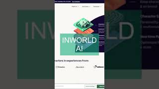 Unleash the Power of Inworld AI: Create Lifelike AI Characters for Games and Virtual Worlds! #shorts