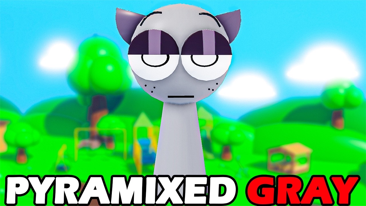 How To Get PYRAMIXED GRAY Badge Morph in 3D Sprunki Retroplay [Roblox]