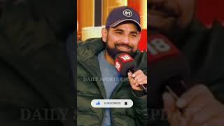 Shami Pakistan ki bareme kya bola  dailysports sportsnewstoday shami  cricket sportsnews bcci