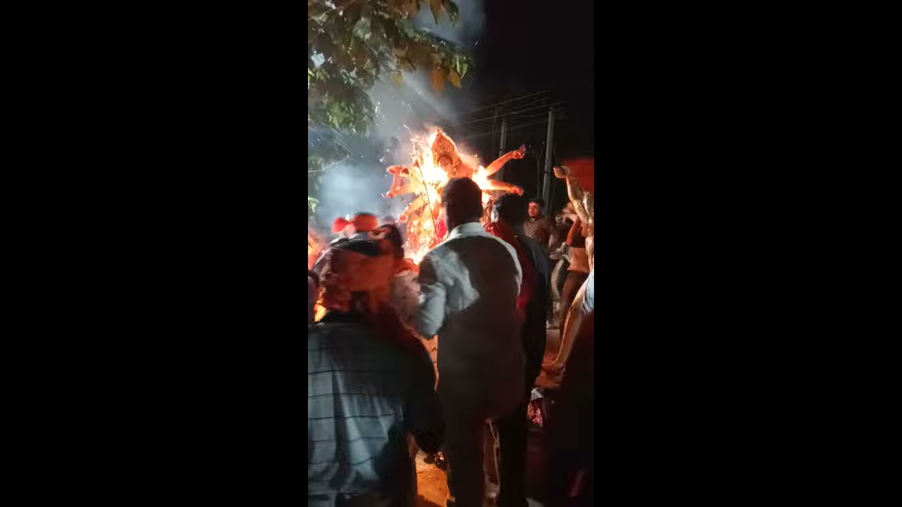 Maa durga visarjan incident in daltonganj