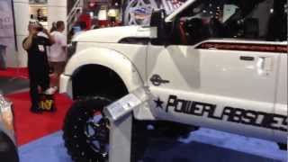 Powertech Diesel F350 2012 Sema Truck Ltaa Booth