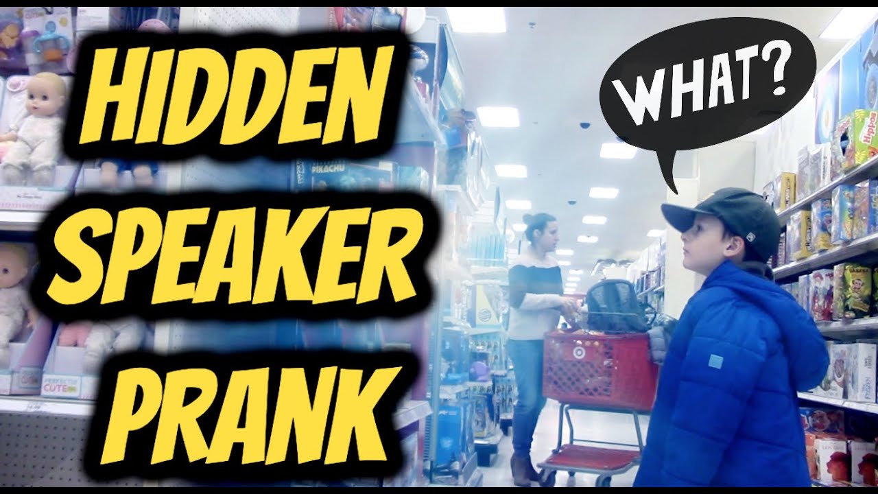 Sneaking Hidden Speaker Prank in Target! "BLUETOOTH PRANK" Almost Got