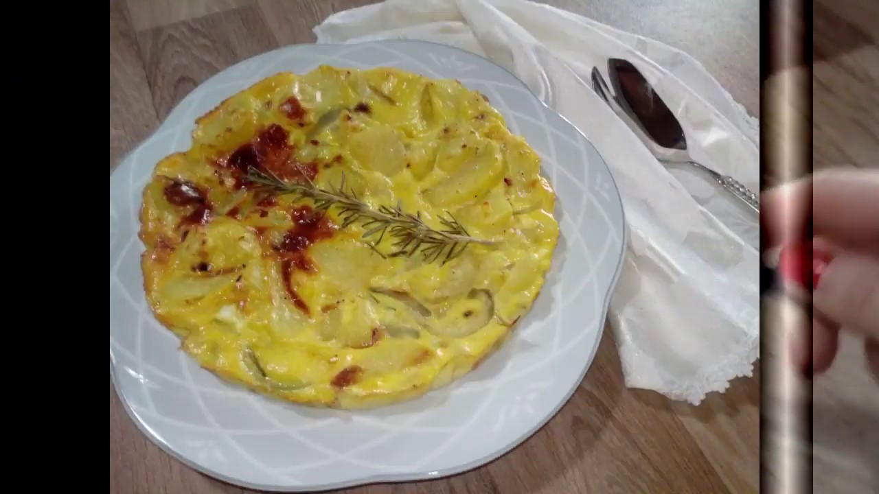 FRITTATA DI PATATE E CIPOLLE AL FORNO - YouTube