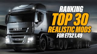 Ranking Top 30+ Realistic Mods From Worst to Best in ETS2 1.49 | ETS2 Mods