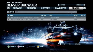 Finding A Battlefield 3 Server