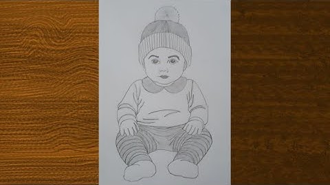 How to draw a cute baby | baby drawing | kids sketch | pencil drawing | easy pencil sketch 