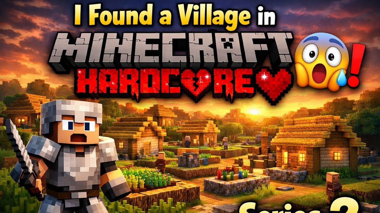 🏘️ I Found a Village in Minecraft Hardcore 😱 | Series 2 - YouTube