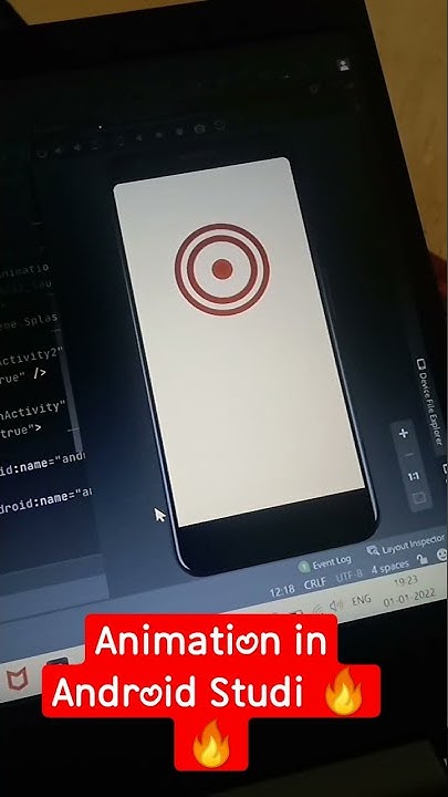 Animation In Android Studio Using Java #shorts - YouTube