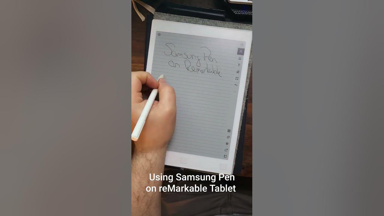 Bought a ReMarkable, but with a Scribe pen. : r/RemarkableTablet