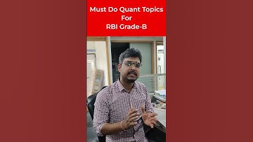Best Quantitative Aptitude Topics for RBI Grade-B Exam | abhipedia