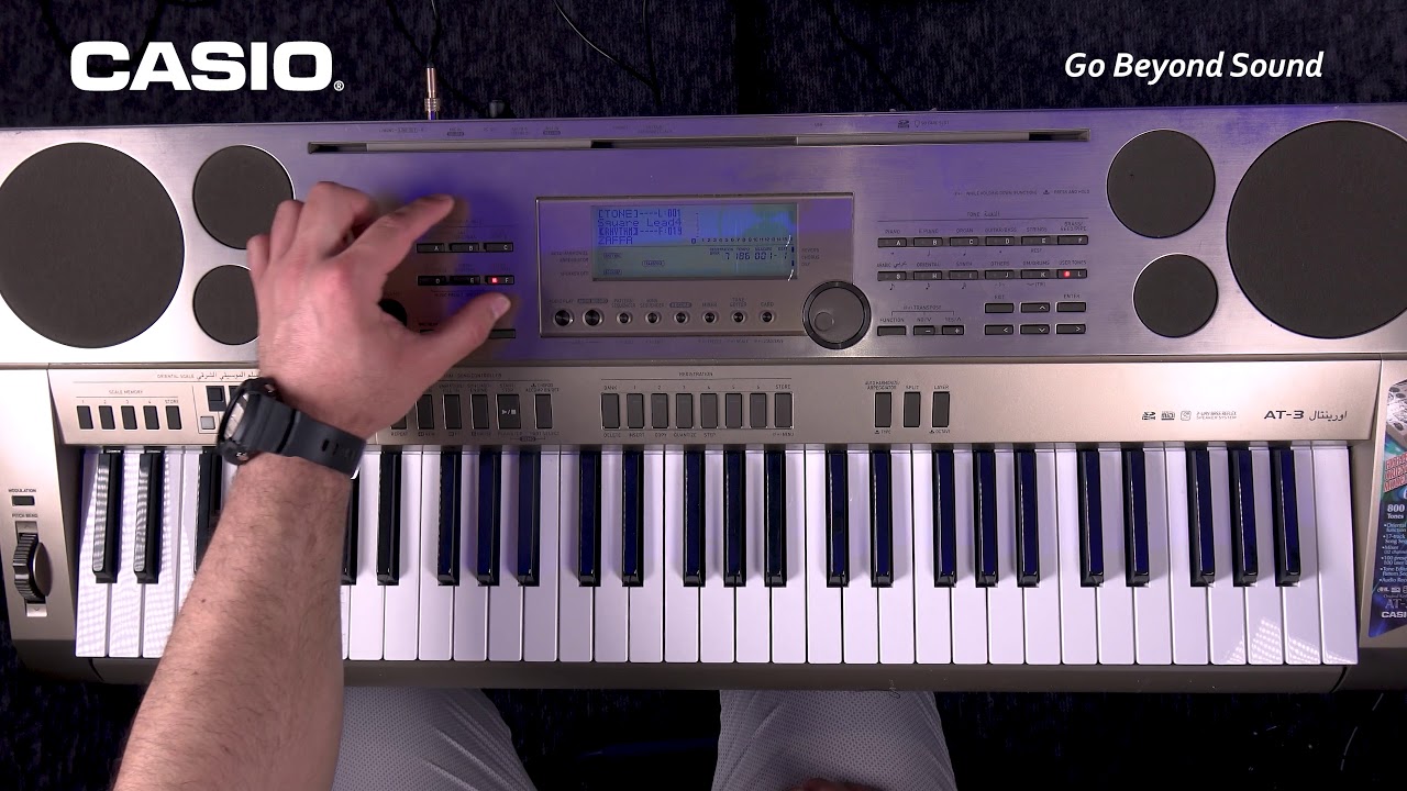 دائري يبذل جهد كل مره  AT-3 CASIO Oriental Keyboard - Review & Live demo (AT-3 الحلقة 1 (ملخص عن  مزايا الكيبورد الشرقي - YouTube