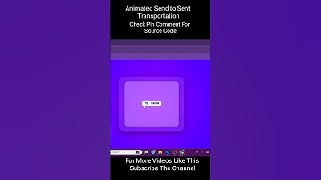 Stunning Send Button Animation | Web Development #html #css #coding #svg #tutorial #shorts #js #yt