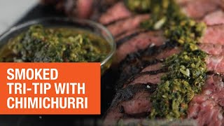 Wine Marinated Smoked Tri-tip with Chimichurri | The Home Depot Canada