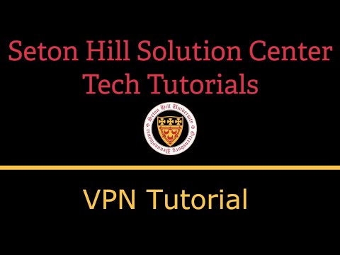 VPN Tutorial - Faculty/Staff Only