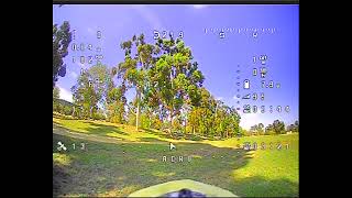 My first Inav FPV flight ...kamakazi crash