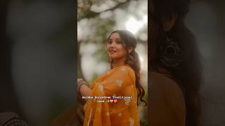 Anikha Surendran Traditional Look ✨💝💖 #anikhasurendran #fablous #love #cute #gorgeous #saree
