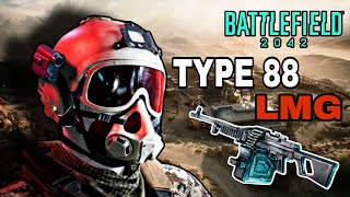 TYPE 88 LMG Gameplay - Easy to control, but low damage rate. Battlefield 2042- RTX3080TI 1440P