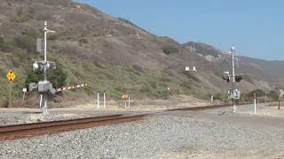 UP 7328 @ West PCH Railroad Crossing (Seacliff CA)