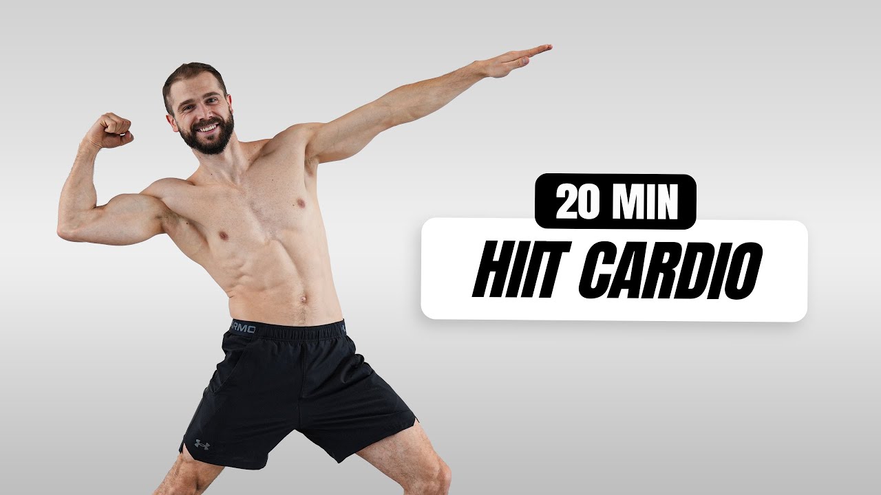 20 Min HIIT Cardio Workout To Burn Fat - All Standing, Full Body, No ...