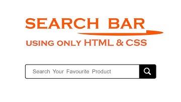 Awesome and Fresh Search Bar Making with - HTML & CSS Only || Source Code Available