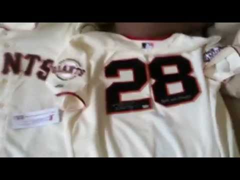 buster posey world series jersey
