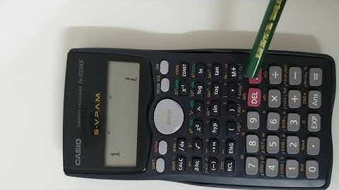 fx-570MS switch to Normal Distribution