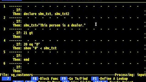 FilePro - Chapter 5 - Define Processing Variables and Literals