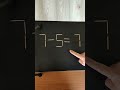 Головоломка со спичками: исправьте 7-5=7 🧩