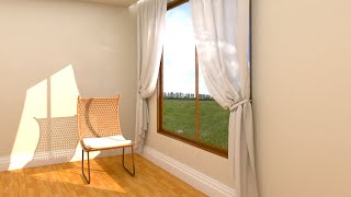 modeling wicker chair cinema 4D