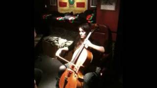 Jonny Neesom rehearses with cellist