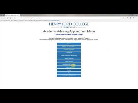 How to schedule an HFC Advising appointment