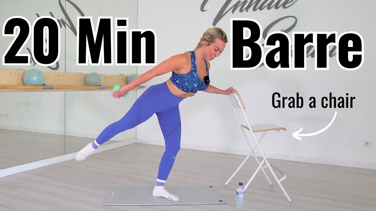 Gentle Home Barre Workout for Long, Lean Muscles (You Just Need a Chair!)